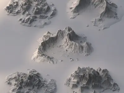 Tropical Island Collection 1 Low-poly 3D model