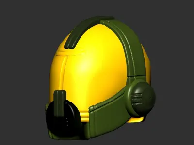 helmet high poly sculpt 3D model 3D model