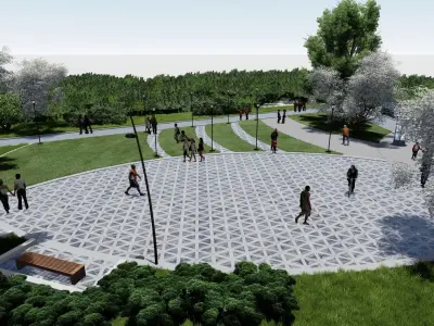 community park 3D model