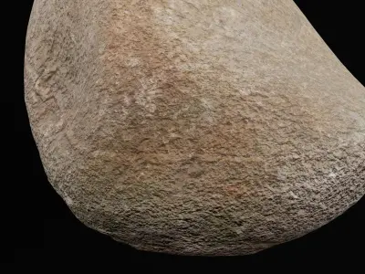 Realistic Rock 3D model