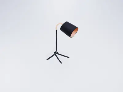 Low Poly Desk Lamp - Stylized Office Lighting 3D model