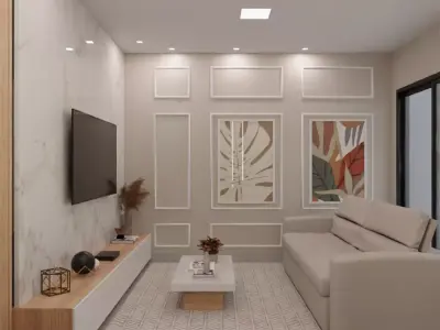 Residential Interior Design Project 3D model