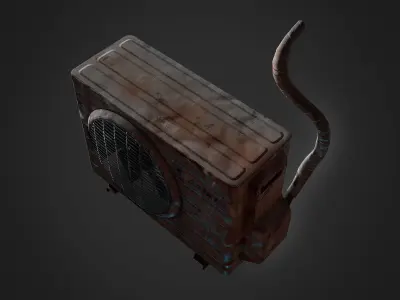 Air cond3 Low-poly 3D model