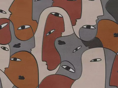 Crowd of Faces  Texture