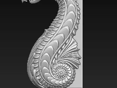 Corbel Decorative Dragon 3D print model