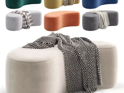 Pouffe Cork 7 Colors Version divan ru 3D model