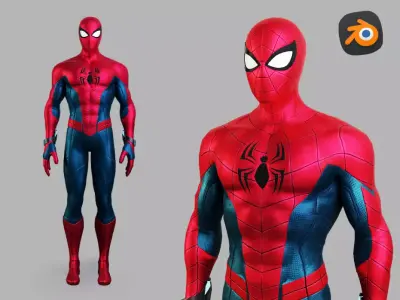 Spiderman No way home New suit 3D model