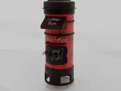 Post Box 3D model