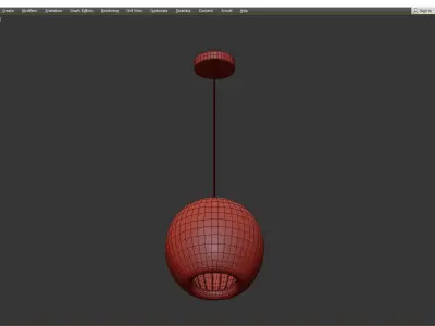 LET GLASS METAL Low-poly 3D model