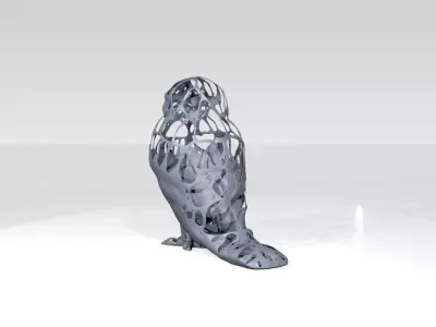 Owl Dust Voronoi 3D model
