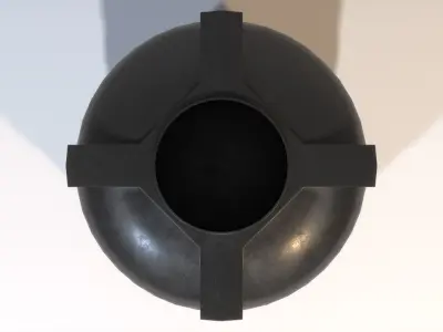 Water Tank 500 Liter Low-poly 3D model