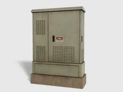 ElectricBox 3D model Pack Low-poly 3D model