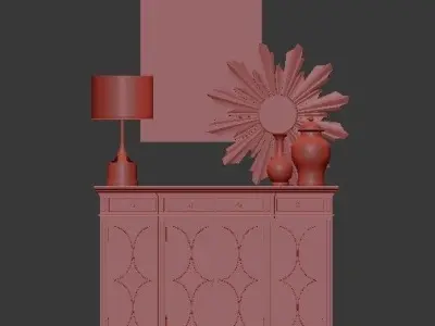 chest of drawers 4 3D model