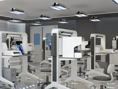  Scientific Lab Classroom White 