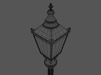 Victorian Lamppost 3D model