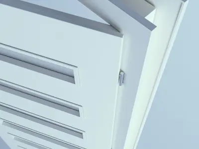White Door 57 3D model