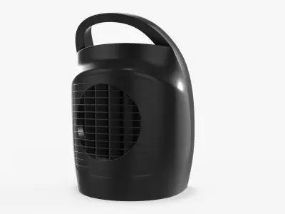 Portable electric heater 3D model