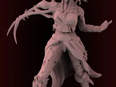 Accursed Mutant Of Space pack x2 miniatures 3D print model p2 3D print model