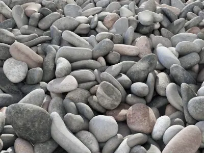 Pebble n8 low mix 3D model