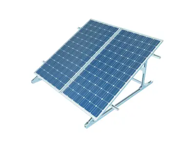 solar panels 3D model