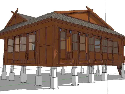 Creative Design-Holiday Cabin-097 3D model