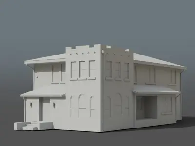BG Buildings - vol 1 Low-poly 3D model