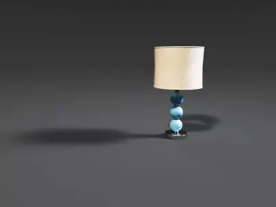 Vintage table lamp Low-poly 3D model purchase