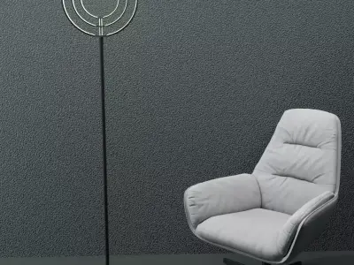 Modern Led Floor Lamp 3D model