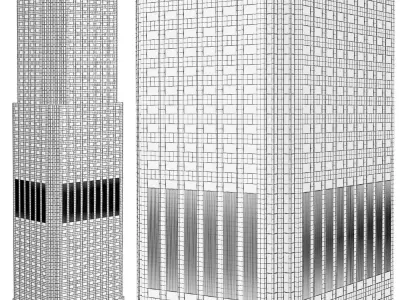 Building 50 Fremont St San Francisco 3D model