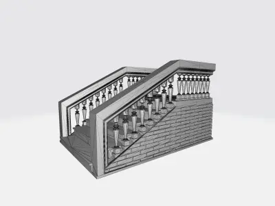Brick Staircase 3D print model buy