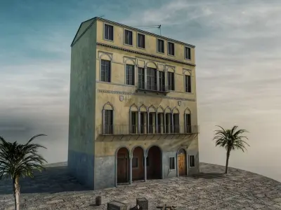 Italian living house 3D model