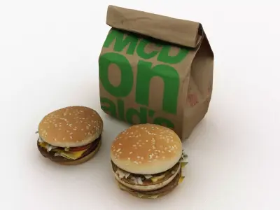 McDonalds Meal 3D model