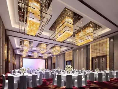 banqueting room 3D model