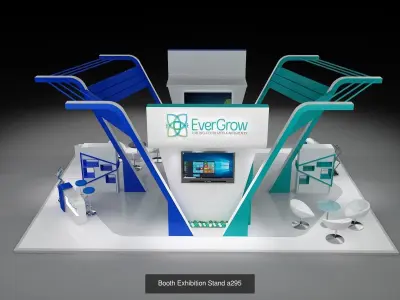 Booth Exhibition Stand G28 3D Model Pack