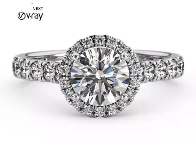 3D Jewelry HQ Rendering Scene Setups For 3ds Max With V-Ray 3D model