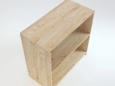 Wooden Cabinet 5 3D model