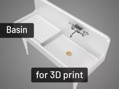 Kitchen sink - 3D printing 3D print model
