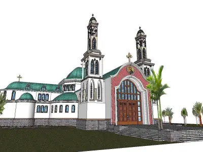 Architecture-Religion-God-Culture-Temple-064 mosque 3D model