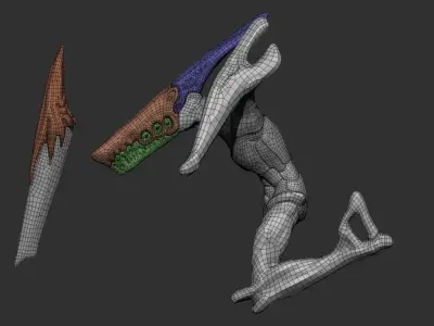 Guardian the Ripper Low-poly 3D model