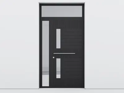 Aluminium door 191 3D model