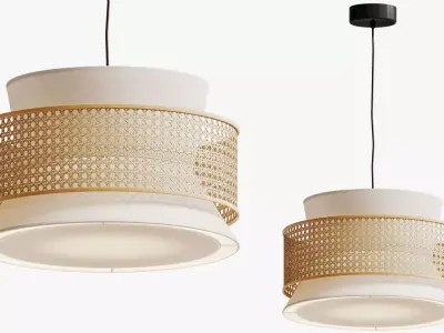 Weave Pendant Light 3D model