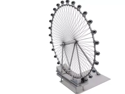 Ferris Wheel  High Roller 3D model