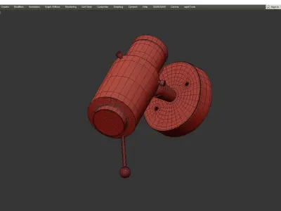Biny Spot Light Low-poly 3D model