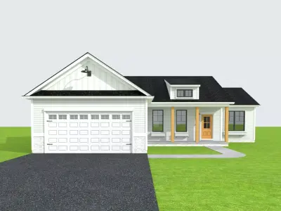 Cape Cod House 22 3D model