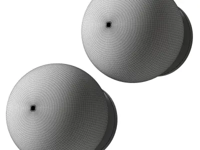 Scandi round - Articolo Lighting 3D model