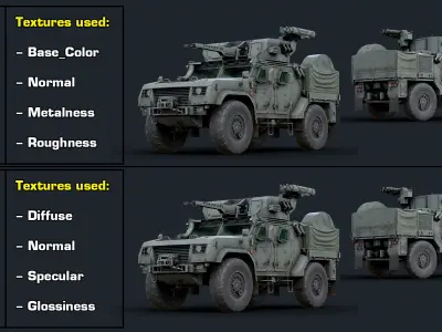  Titan Armored Car with Interior Realtime 