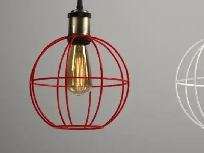 Hanging Lamp LOFT HOUSE P-68 3D model