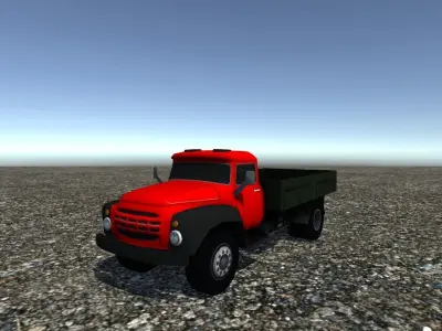 IndustrySmallTruck dump truck for gta san andreas Low-poly 3D model