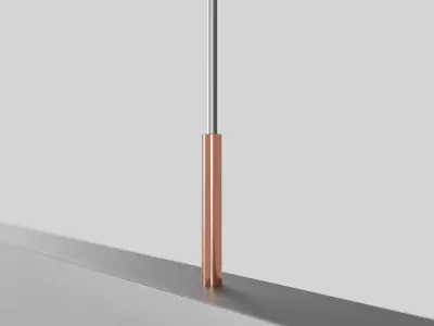 Pendant Light for Office Low-poly 3D model