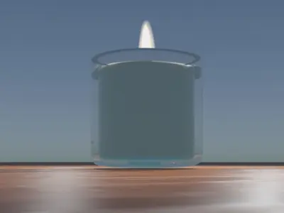 Candle Free low-poly 3D model